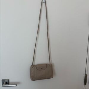 Longchamp Le Pliage Cuir Leather Crossbody